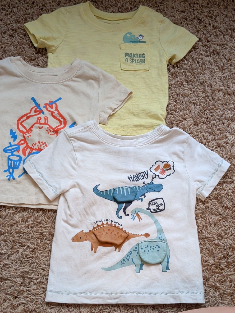 Set Of 3, 12m Tshirts
